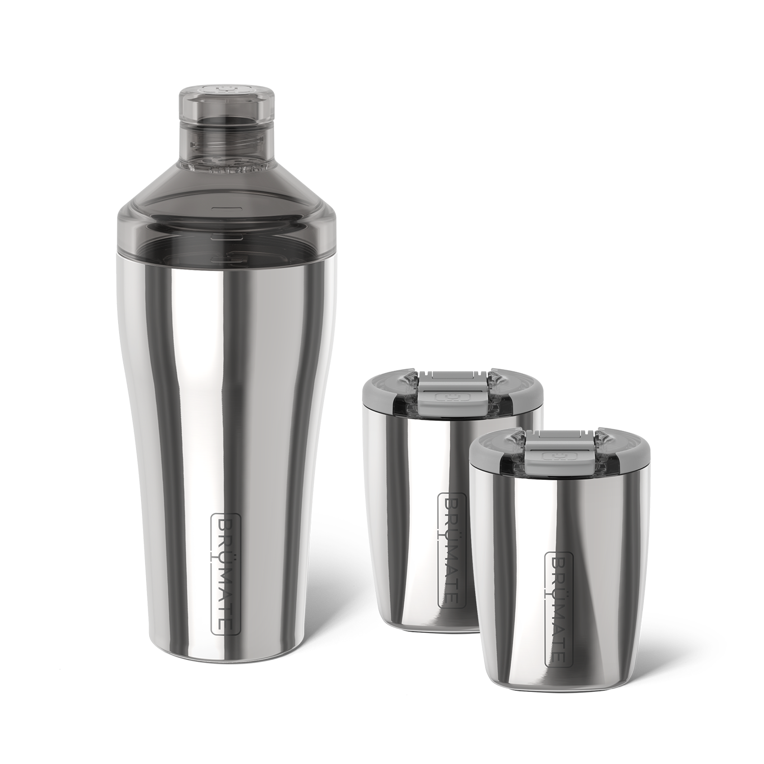 Cocktail Shaker + Rocks Bundle | Matte Black | 22/12oz